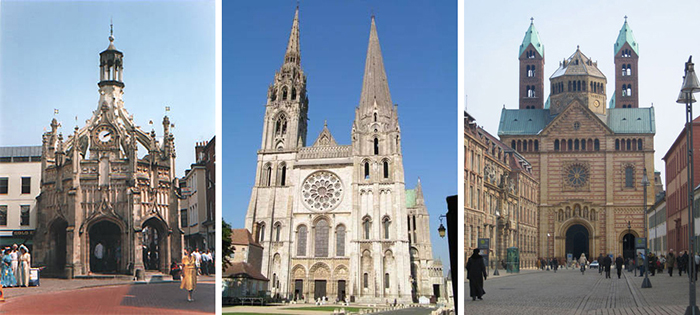Città gemelle: Chichester,  Chartres e Speyer
