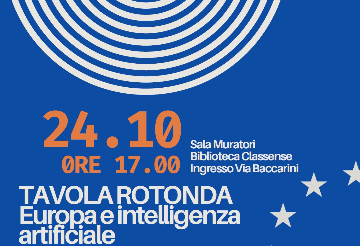 Tavola rotonda: “Europa e intelligenza artificiale”
